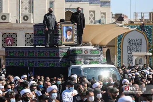  تشییع آیت‌الله علوی گرگانی در قم