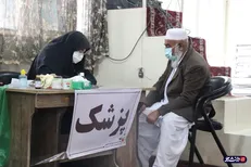 اردوی جهادی پزشکی به همت دانشجویان دانشگاه آزاد مشهد در روستای مهدی‌آباد برگزار شد + تصاویر