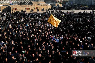 اجتماع برزگ اربعینی ها در میدان امام حسین 