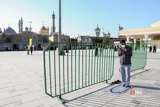 مراسم دعای عرفه در حرم حضرت معصومه (س)