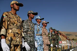 اختتامیه شانزدهمین دوره جامعه پذیری نظامی دانشجویان دانشگاه های افسری ارتش 