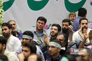 جشن میلاد امام حسن مجتبی در مسجد ارک