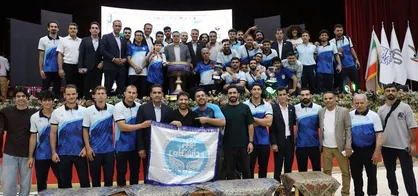 قهرمانی مقتدرانه دانشجویان پسر دانشگاه تهران در هفدهمین المپیاد فرهنگی ورزشی کشور