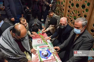 استقبال از پیکر ۹ شهید دوران دفاع مقدس در شیراز