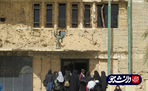 ۲۰۰ نفر از دانشجویان خواهر و برادر دانشگاه رامین در مناطق عملیاتی شلمچه حضور یافتند