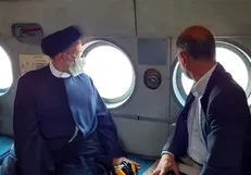 بازدید هوایی رئیس جمهور از معدن زغالسنگ طبس