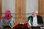 دیدار و نشست وزیر روابط و همکاریهای آفریقای جنوبی با وزیر امور خارجه ایران