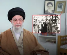 ماجرای قاب عکس تصویر پیام نوروزی رهبر انقلاب؛ آیت الله سید عبدالحسین لاری و سرمایه گذاری برای تولید / تا آخرین قطره‌ی خون خودم ایستاده‌ام...