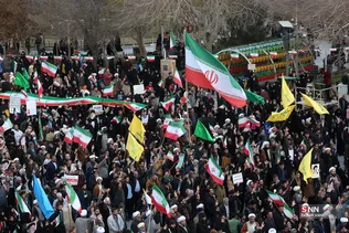راهپیمایی مردم شریف شهر مقدس قم