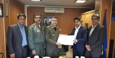 دیدار رئیس سازمان تربیت بدنی ارتش با مسئولان فدراسیون بوکس
