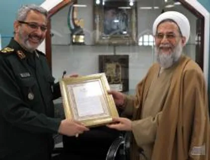 رئیس سازمان عقیدتی سیاسی ارتش با سردار غیب پرور دیدار کرد