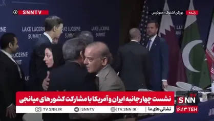 ببینید/ خوش و بش عراقچی با شهباز شریف