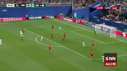 حمله&zwnj;های متعدد ازبکستان روی دروازه کنگو / ازبکستان 1 - 0 کنگو