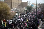  تشییع پیکر دو شهید مدافع امنیت در حمله اغتشاشگران 