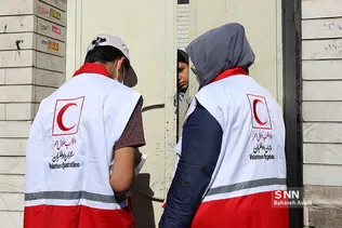 توزیع ماسک در محله هرندی