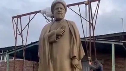 رونمایی از تندیس شهید جمهور در اردبیل