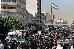 تشییع پیکر 135 شهید گمنام