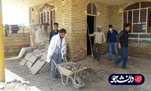 فعالیت جهادگران بسیج دانشجویی واحد شوشتر در شعیبیه