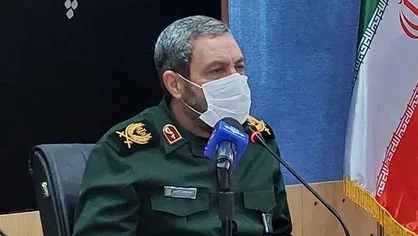 عیادت فرمانده سپاه زنجان از بسیجی مجروح مدافع امنیت