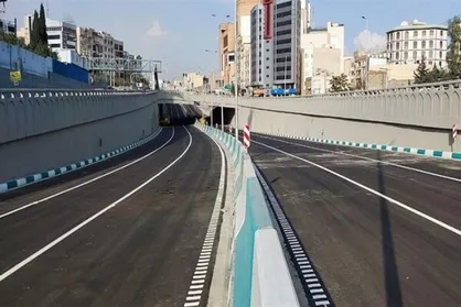 زیرگذر بزرگراه شهید آبشناسان در تهران به بهره&zwnj;برداری رسید