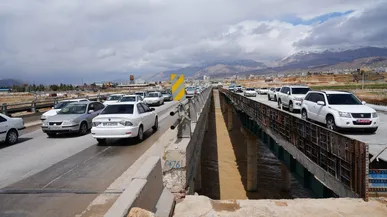 بازگشایی موقت پل سوم بشار یاسوج برای کاهش بار ترافیکی