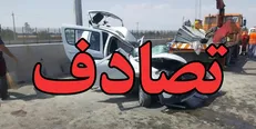 ۳۵ مصدوم در تصادف اتوبوس با کامیونت +اسامی