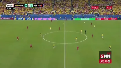 صعود پرتغال به عنوان تیم دوم / خبری از تقابل مسی و رونالدو در یک چهارم نیست / پرتغال0 - 0 کلمبیا