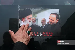 تشییع پیکر جانباز شهید «علی خوش‌لفظ» 