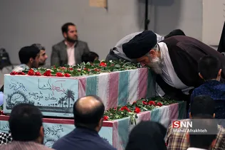 مراسم وداع با ماه مبارک رمضان در جوار شهدای گمنام معراج شهدا