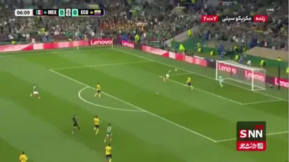 ضربه سر رائول خیمنز راهی به چارچوب دروازه اکوادور نداشت / مکزیک 0 - 0 اکوادور