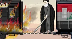 عکس| پاسخ تصویری حشد به حرکت موهن شرق الاوسط