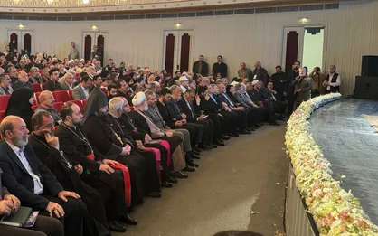 یادبود شهدای فرهنگ و رسانه با شعار &laquo;تا ابد ایران&raquo; و حضور رئیس جمهور در تالار وحدت برگزار شد