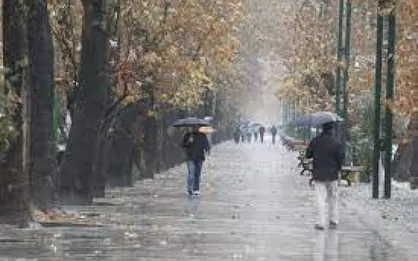 بارش باران در نقاط مختلف کشور / وزش باد شدید در ۹ استان