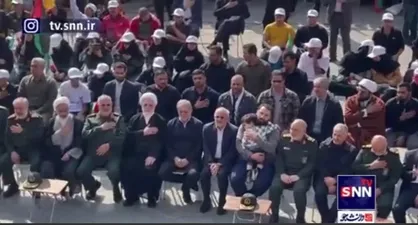 حضور پزشکیان در مراسم تشییع شهید نیلفروشان