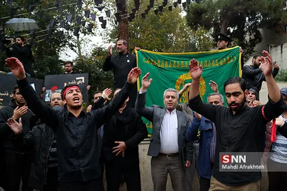 دسته عزاداری شهادت امام رضا (ع) در دانشگاه تهران