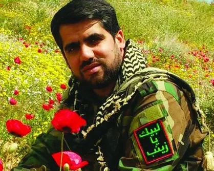 نوحه خوانی جانسوز فرزند شهید مدافع حرم برای پدرش +فیلم