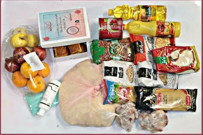 ۱۳۴ بسته میوه، اقلام غذایی و بهداشتی بین خانواده&zwnj;های نیازمند کرج توزیع شد