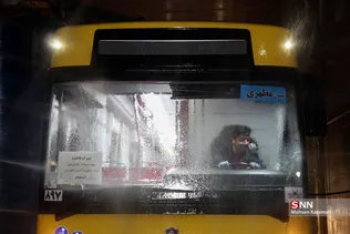 ضدعفونی ناوگان اتوبوسرانی قم 