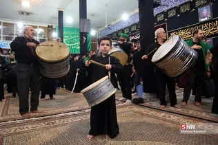 آیین سنتی عزاداری «مشق شمشیر» نجفی های مقیم قم