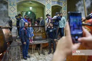 آیین پخت 20 هزارکیلوگرم سمنو در شیراز