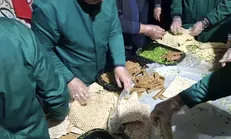 برپایی موکب پذیرایی خدام‌الحسین(ع) برای مبارزان شهرکرد + فیلم