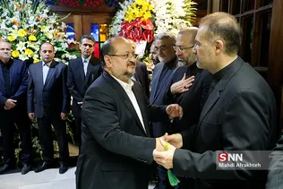مراسم ختم والده کاظم جلالی
