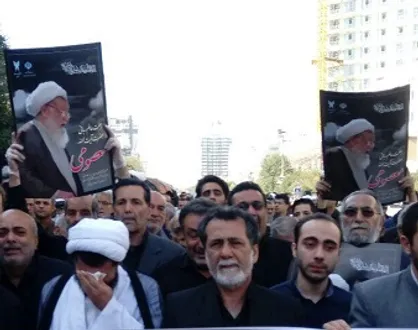 تدفین پیکر آیت الله معصومی در جوار بارگاه منور رضوی