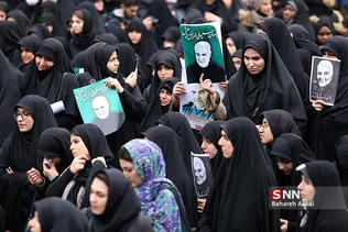 سوگواری شهادت سردار سلیمانی در دانشگاه تهران