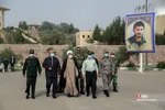 وداع با شهید مصطفی نامور در صبحگاه مشترک نیروهای مسلح قم
