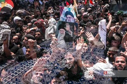 فیلم کامل اقامه نماز بر پیکر مطهر رهبر شهید در حرم اباعبدالله (ع) + فیلم