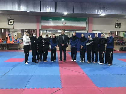 بازدید سرپرست فدراسیون تکواندو از تمرینات تیم ملی بانوان