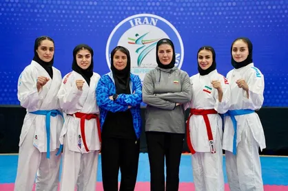 صعود مقتدرانه کومیته تیمی بانوان ایران به فینال آسیا
