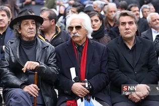 مراسم تشییع مرحوم «جمشید مشایخی»
