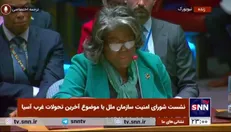 نماینده آمریکا در شورای امنیت: آمریکا در حمله اسرائیل به ایران دخالتی نداشته است + فیلم